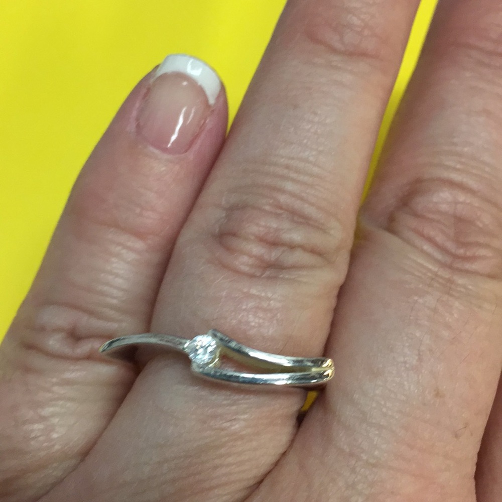 Silver Ring with Gem Stone